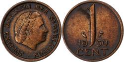 World Coins - Netherlands, Juliana, Cent, 1950, Bronze, , KM:180