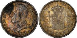 World Coins - Coin, Spain, Alfonso XIII, 50 Centimos, 1910, Madrid, , Silver, KM:730