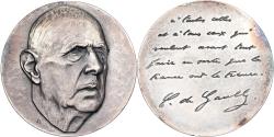 World Coins - France, Medal, Charles De Gaulle, Silvered bronze, J. Balme,