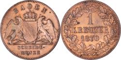 World Coins - Coin, German States, BADEN, Friedrich I, Kreuzer, 1870, , Copper, KM:242