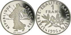 World Coins - Coin, France, Semeuse, Franc, 1996, Paris, BE, , Nickel, KM:925.2