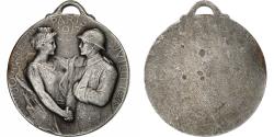 World Coins - France, Medal, Journée de Paris, 1917, Silvered bronze, Paris-Art,