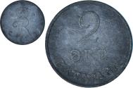 World Coins - Denmark, 2 Öre, 1961