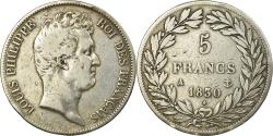 World Coins - Coin, France, Louis-Philippe, 5 Francs, 1830, Paris, , Silver, KM:738