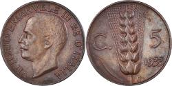 World Coins - Coin, Italy, 5 Centesimi, 1933