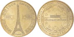 World Coins - France, Token, Touristic token, Paris - Tour Eiffel n°4, 2008, MDP,