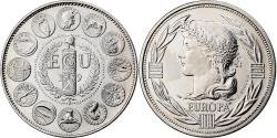 World Coins - France, Medal, Ecu Europa, Marianne, 1989, Copper-nickel,