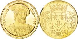 World Coins - France, Medal, Les Rois de France, François Ier, History, , Vermeil