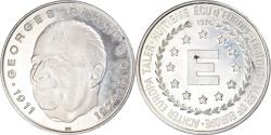 World Coins - Germany, Medal, Huitième Ecu d'Europe, Georges Pompidou, Politics, 1974