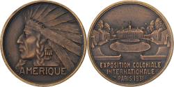 World Coins - France, Medal, Exposition Coloniale Internationale, Paris 1931, Amérique, 1931