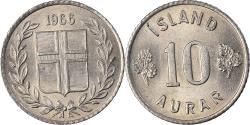 World Coins - Coin, Iceland, 10 Aurar, 1966