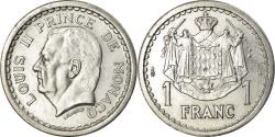 World Coins - Coin, Monaco, Louis II, Franc, Undated (1943), , Aluminum, KM:120