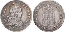 World Coins - France, Louis XV, 1/6 Écu de France, 1721, Paris, réformé, Silver,