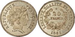 World Coins - Coin, France, Concours de Leclerc, 20 Francs, 1848, ESSAI, , Tin