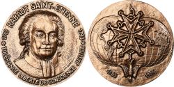 World Coins - France, Medal, Jean-Paul Rabaut Saint-Étienne, 1985, Bronze, Coeffin,