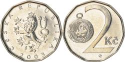 World Coins - Coin, Czech Republic, 2 Koruny, 2003, , Nickel plated steel, KM:9
