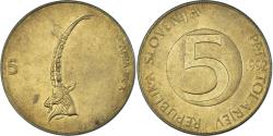 World Coins - Coin, Slovenia, 5 Tolarjev, 1992