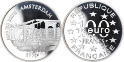 World Coins - Coin, France, Magere Brug d'Amsterdam, 100 Francs-15 Euro, 1996, BE,