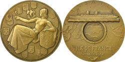 World Coins - France, Medal, Compagnie Générale Transatlantique, Ile-de-France, Renard