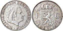 World Coins - Coin, Netherlands, Juliana, Gulden, 1956, , Silver, KM:184