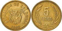World Coins - Coin, Colombia, 5 Pesos, 1989, , Aluminum-Bronze, KM:280