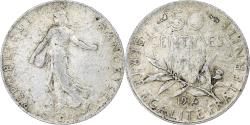 World Coins - France, 50 Centimes, Semeuse, 1914, Paris, Silver, , Gadoury:420
