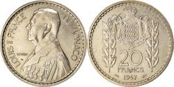 World Coins - Coin, Monaco, Louis II, 20 Francs, Vingt, 1947, , Copper-nickel