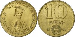 World Coins - Hungary, 10 Forint, 1989, Aluminum-Bronze, , KM:636