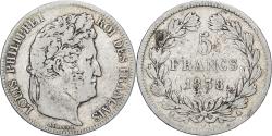 World Coins - France, Louis Philippe I, 5 Francs, 1838, Paris, Silver, , Gadoury:678