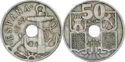 World Coins - Spain, 50 Centimos, 1953