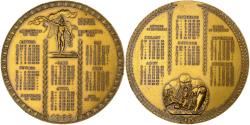World Coins - France, Medal, Calendrier, 1966, Bronze,
