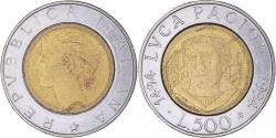 World Coins - Coin, Italy, 500 Lire, 1994, Rome, , Bi-Metallic, KM:167