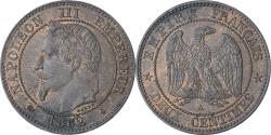 World Coins - France, Napoleon III, 2 Centimes, 1862, Paris, , Bronze, KM:796.4