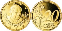 World Coins - VATICAN CITY, 20 Euro Cent, 2006, , Brass, KM:379