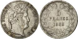 World Coins - Coin, France, Louis-Philippe, 5 Francs, 1838, Strasbourg, , Silver
