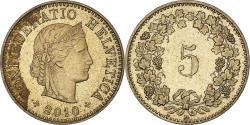 World Coins - Coin, Switzerland, 5 Rappen, 2010, Bern, , Aluminum-Bronze, KM:26c
