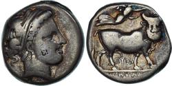 Ancient Coins - Coin, Campania, Nomos, ca. 300-275 BC, Neapolis, , Silver, HN Italy:576