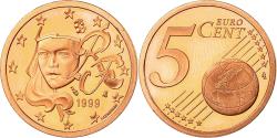 World Coins - France, 5 Euro Cent, 1999, BE, , Copper Plated Steel, KM:1284