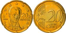 World Coins - Greece, 20 Euro Cent, 2009, Athens, , Brass, KM:212