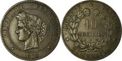 World Coins - Coin, France, Cérès, 10 Centimes, 1875, Bordeaux, , Bronze, KM:815.2