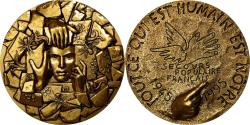 World Coins - France, Medal, French Fifth Republic, Politics, Society, War, , Bronze