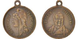 World Coins - France, Medal, Adolphe Thiers, French Third Republic, History, , Copper