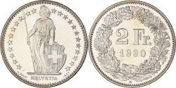 World Coins - Coin, Switzerland, 2 Francs, 1990, Bern, BE, , Copper-nickel, KM:21a.3