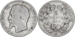 World Coins - France, 2 Francs, Napoléon III, 1856, Lyon, Silver, , Gadoury:523