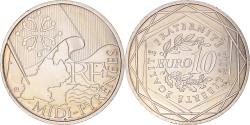 World Coins - France, 10 Euro, Midi-Pyrénées, 2010, Paris, , Silver, KM:1663