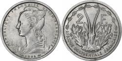 World Coins - French Equatorial Africa, 2 Francs, 1948, Paris, Aluminum, , KM:7