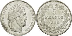 World Coins - Coin, France, Louis-Philippe, 5 Francs, 1846, Paris, , Silver