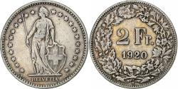World Coins - Switzerland, 2 Francs, 1920, Bern, Silver, , KM:21