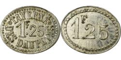 World Coins - Coin, France, Taverne des Dauphins, Grenoble, 1.25 Franc, , Nickel