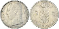 World Coins - Coin, Belgium, 5 Francs, 5 Frank, 1969